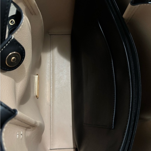 NWT! Michael Kors Emilia Large East West Black Pebbled Leather Tote Shoulder Bag - Picture 7 of 14